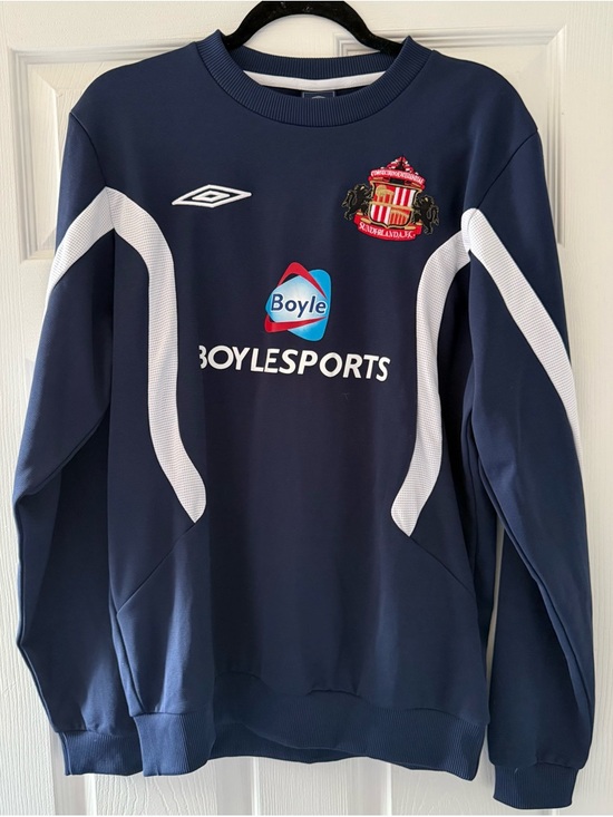 Umbro Other - Umbro Sunderland AFC Crewneck Navy Soccer Football Training Top NWT Size M